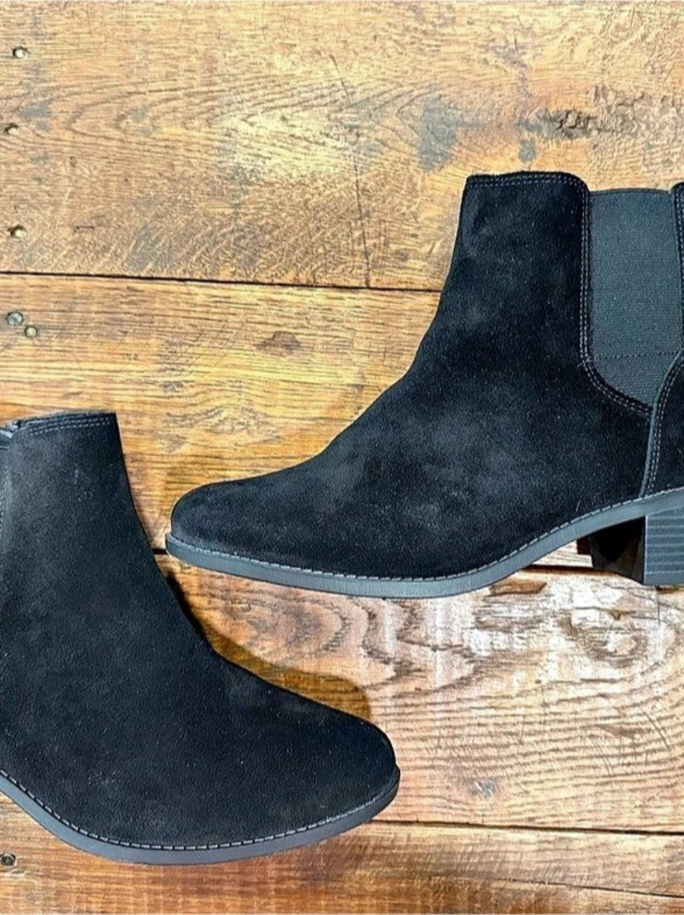Vionic Roseland Water-Repellent Suede Ankle Boot Water-Repellent Suede Ankle 9.5
